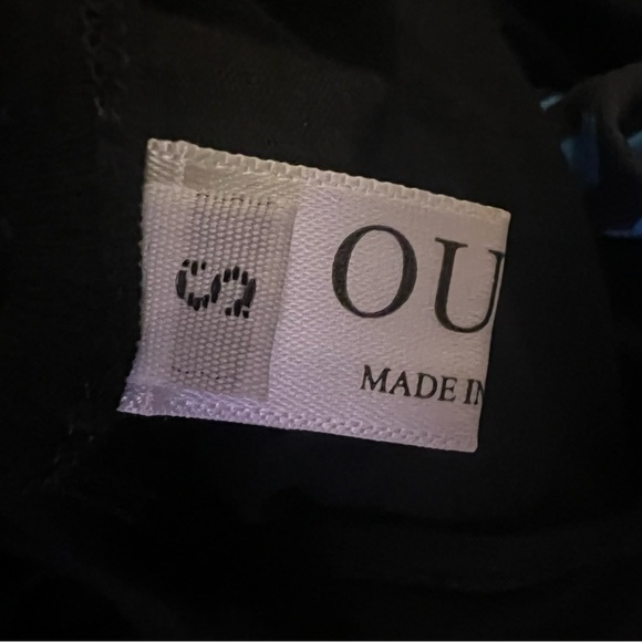 Ours | Blue and black maxi dress, patterned skirt. Small. Can fit medium. - Picture 6 of 7